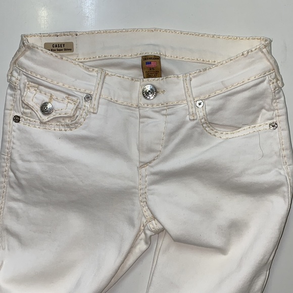 True Religion white jeans - Picture 4 of 8